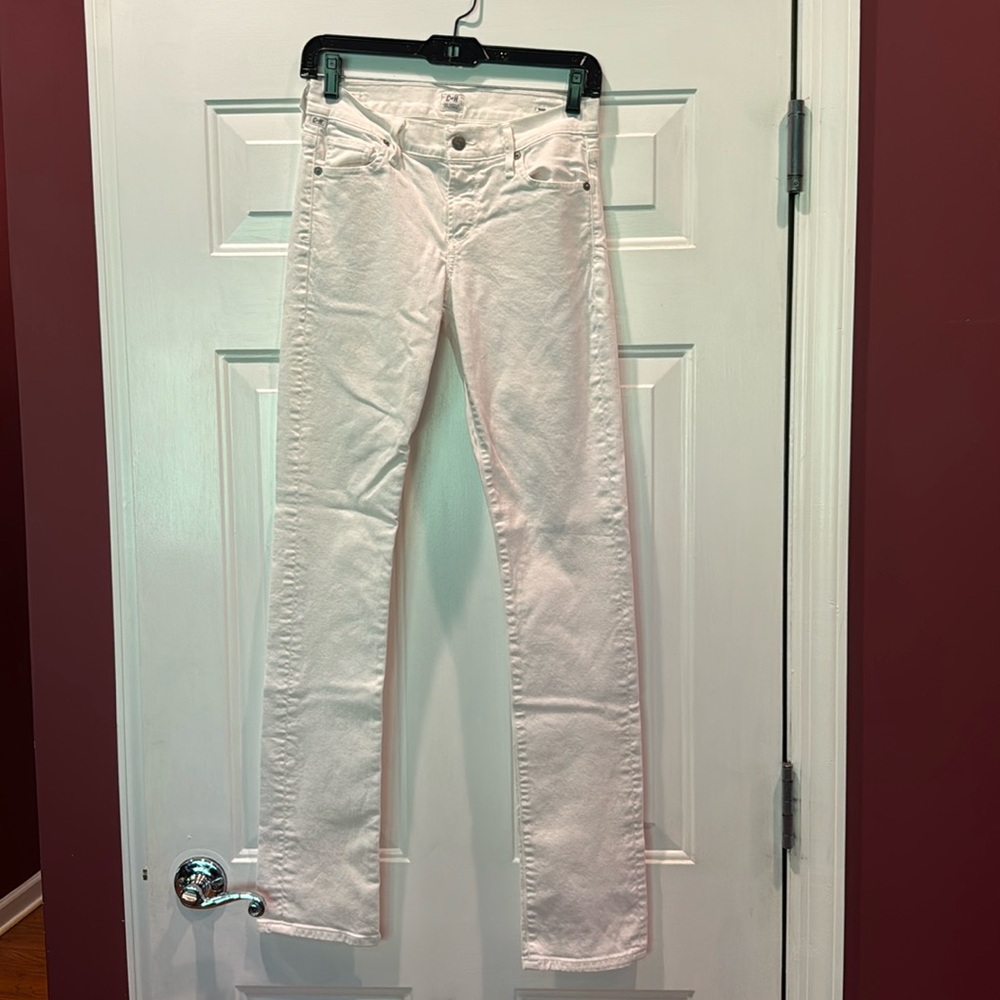 citizens of humanity white jeans size 25